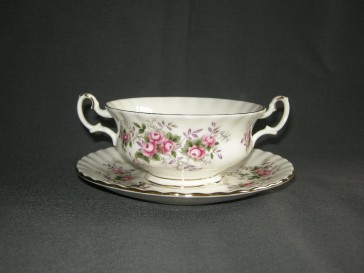 Royal Albert Lavender Rose soepkop & schotel