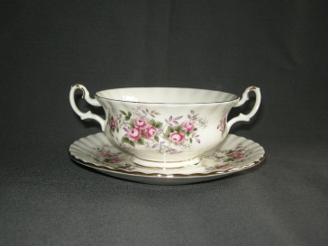 Royal Albert Lavender Rose soepkop & schotel