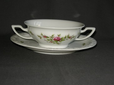 Rosenthal Maria Moosrose soepkop & schotel