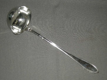 Wellner verzilverd soeplepel