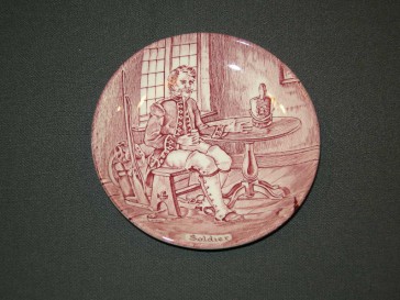 Wedgwood beroepen onderzetters rood Soldier