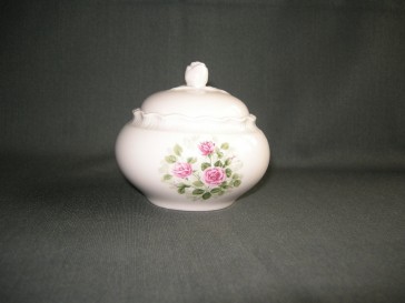 Hütschenreuther Porcelaine Rose decor kleine rozen suikerpot