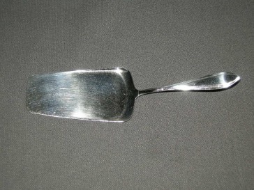 Nieuwpoort verzilverd puntfilet taartschep 19 cm.