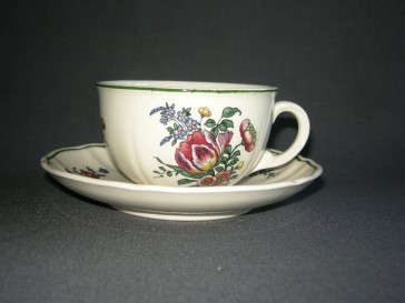 Villeroy & Boch Alt Strassburg nieuw stempel theekop & schotel tulp