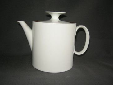 Thomas Medaillon bruin - goudkleurige decorrand theepot