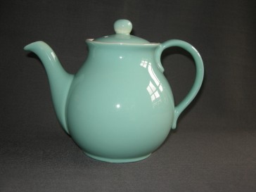 Huizen pastel aqua theepot