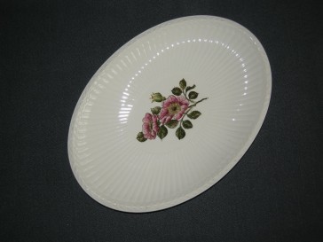 Wedgwood Briar Rose vleesschaaltje, tevens onderschotel voor sauskom, 16 x 22,5 cm