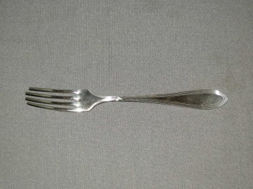 Wellner verzilverd vork lengte 18,5 cm.