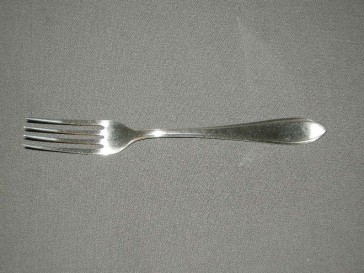 Gero verzilverd model 618 puntfilet vork 17,3 cm. 4-tand