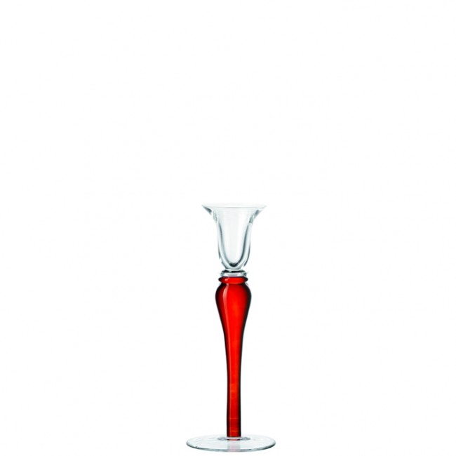 Fahrenheit Top hiërarchie Servies LEONARDO Tender kandelaar met rood accent hoogte 20 cm - Tender -  Leonardo - Kaarsen & Kandelaars - Woonaccessoires Servies