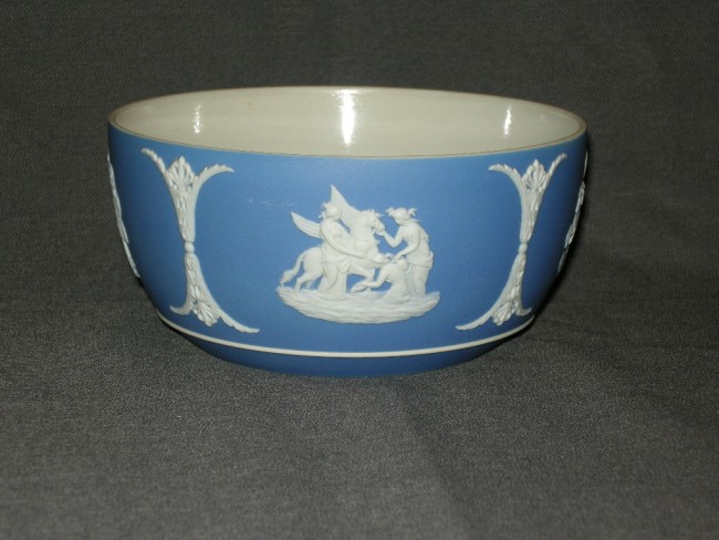 druiven oud Vegen Servies Wedgwood Jasperware blauw 007. spoelkom - Jasperware blauw -  Wedgwood - Gebruikt servies - Servies Servies