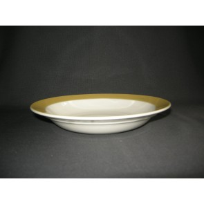 Petrus Regout / Royal Sphinx pastel okergeel 002. soepbord