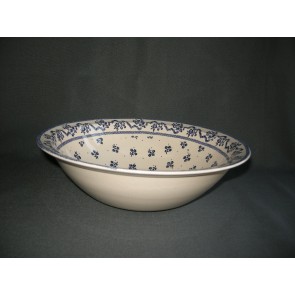 roomwit blauw decor saladeschaal
