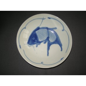 Chinees met decor Koikarper 004. doorsnee 18 cm.