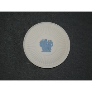 Wedgwood Jasperware wit - blauw 004. petit-four bordje