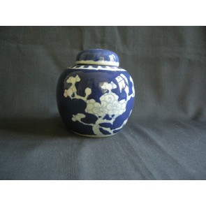 004. gemberpot blauw - wit