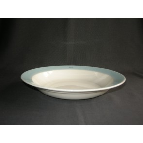 Petrus Regout / Royal Sphinx pastel blauw 005. soepbord "Royco"