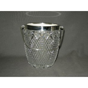 Gebruikt glas - kristal ijsemmertjes 005. Ananasslijpsel