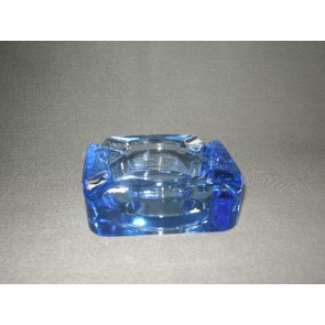 Gebruikt glas lichtblauw glas 005. asbak