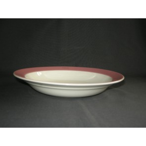 Petrus Regout / Royal Sphinx pastel rose 006. soepbord met opschrift "California"