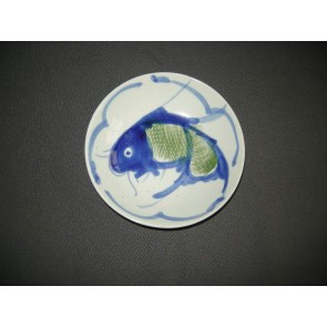 Chinees met decor Koikarper 008. doorsnee 11,5 cm.