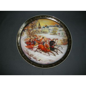 diverse Kerst 008. bord "Winter Sleigh Ride"