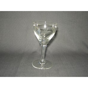 gebruikt glas / kristal glazen 012 c. 2 glaasjes O5,7 cm.