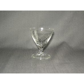 gebruikt glas / kristal glazen 014 d1. 6 borrelglaasjes