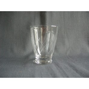 gebruikt glas / kristal glazen 014 e. 5 waterglazen