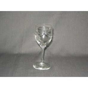 gebruikt glas / kristal glazen 018. 4 borrelglazen