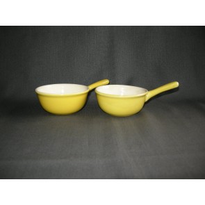 Villeroy & Boch fel geel 019. 2 steelschaaltjes
