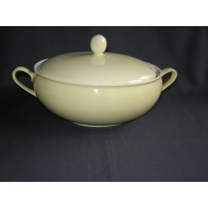 Royal Sphinx pastel geel 022. dekschaal Désiree met kleurloze craquelé deksel