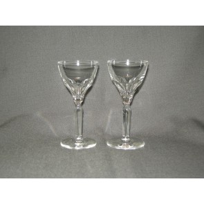 gebruikt glas / kristal glazen 025 d. 2 borrelglazen