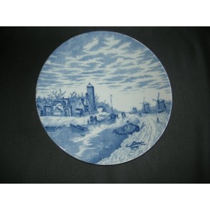 Mosa Delft decor 516, wandbord doorsnee 26,5 cm.