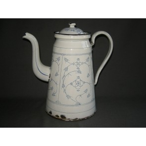 diverse Blau Saks 047. emaille koffiepot