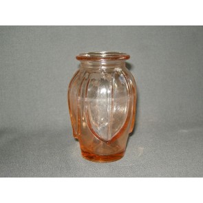 Gebruikt glas - kristal rose 107. vaasje