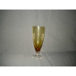 carnavalsglas, doorsnee 6,8 cm., okergeel