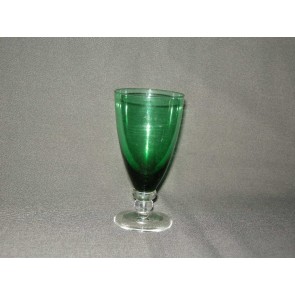 carnavalsglas, doorsnee 6 cm., donkergroen