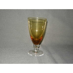 carnavalsglas, doorsnee 6 cm., okergeel