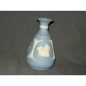 Wedgwood Jasperware blauw 003. vaasje