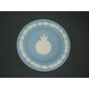 Wedgwood Jasperware blauw 041. bordje O11,3 cm. Horse guards parade