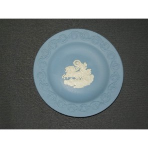 Wedgwood Jasperware blauw 052. bordje O11 cm. 