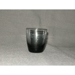 gekleurd glas 5  bekertje, doorsnee 4,5 cm., smoke