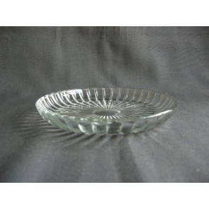 Gebruikt glas - kristal schaaltjes O15 cm.