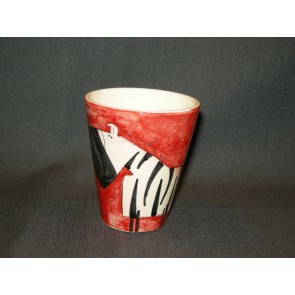 Marchand de Couleurs espressobeker rood zebra