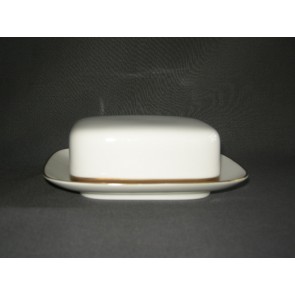 Thomas Medaillon bruin - goudkleurige decorrand botervloot