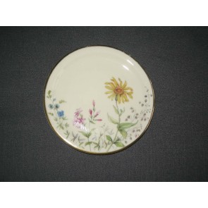 Krautheim Wiesengrund & Bergeshöh'n cakebordje O12,5 cm. decor gele bloem