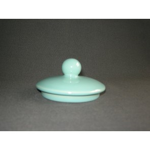 Huizen pastel aqua deksel suikerpot