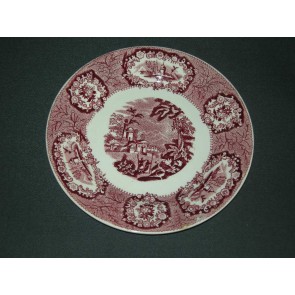 Petrus Regout Oriental rood dinerbord