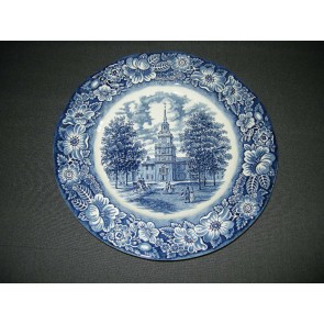 Liberty Blue Historic Colonial Scenes dinerbord